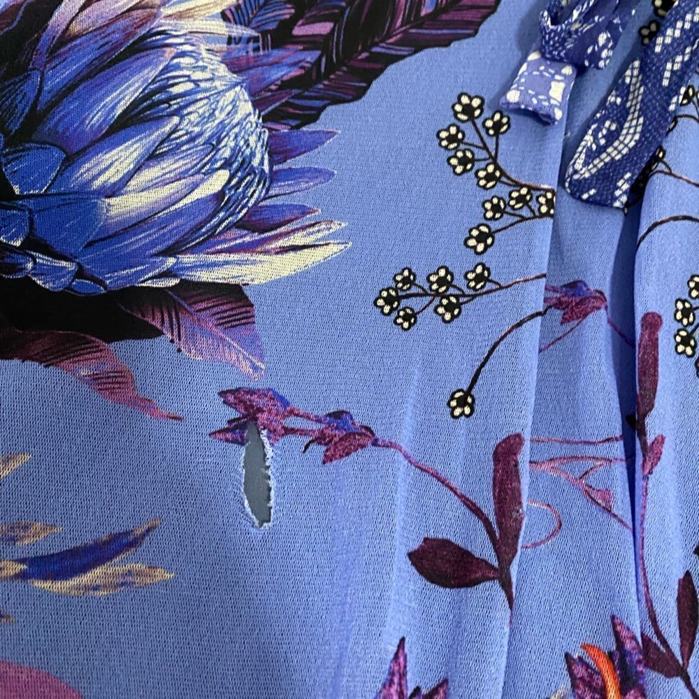 Fuzzilavender Patchwork Wrap Dress - image 6